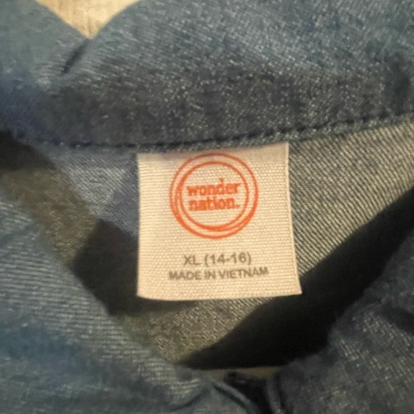 🔴 3/$12 Wonder Nation Girls Tie Front Dress. NWT! - Picture 5 of 5